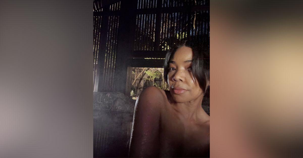 Image of Gabrielle Union spent New Year's in Japan.