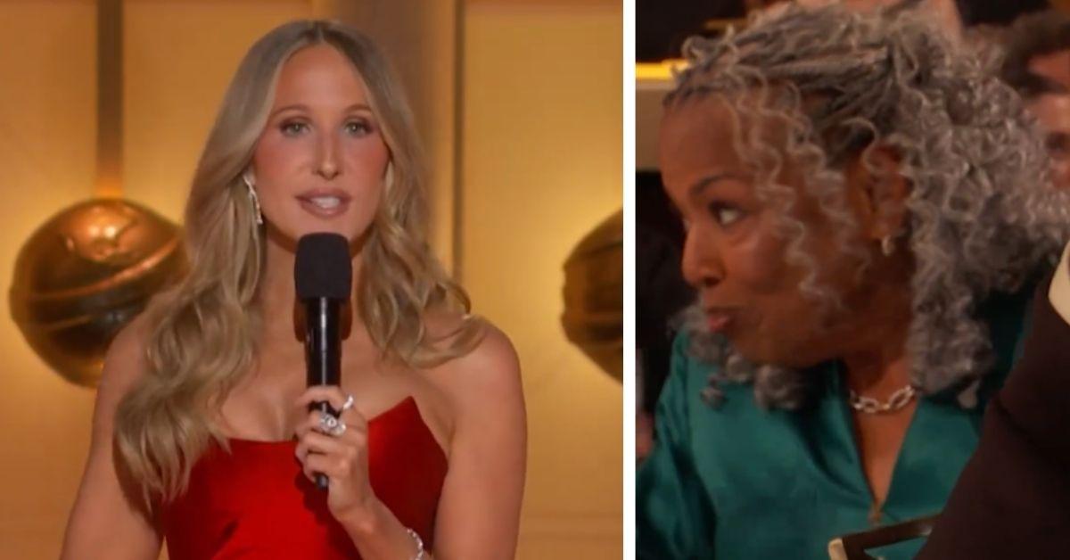 image of Donna Jordan reacted by rolling her eyes.