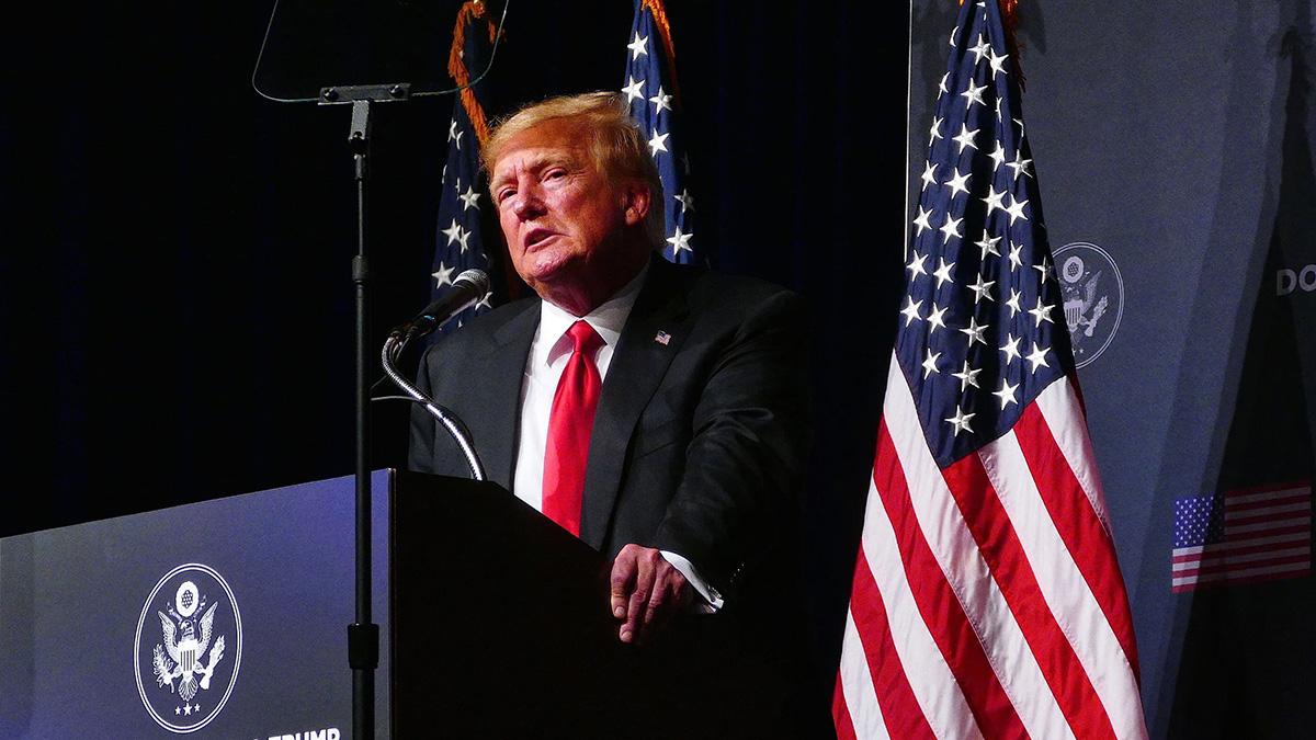 Image of Donald Trump lashed out at Texas Rep. Henry Cuellar for not switching to the Republican party after being pardoned.