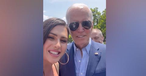 white house bans topless transgender model shirtless meeting joe biden