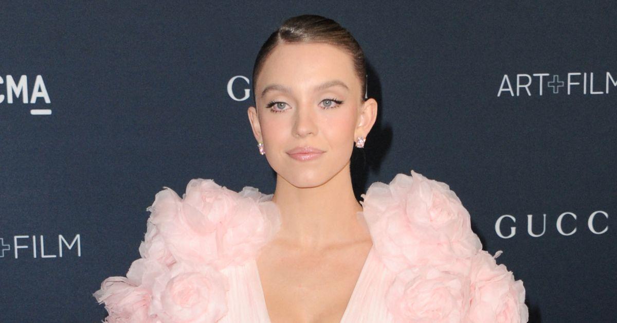 sydney sweeney jokes chest sweater after carol baum diss photos