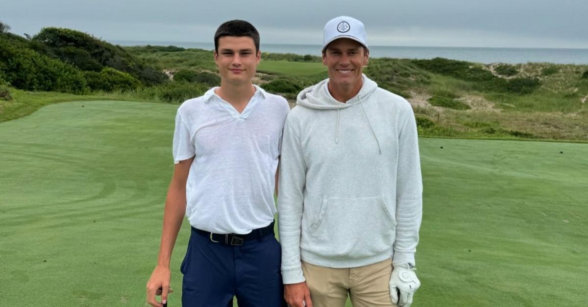 Photo of Tom Brady and son Jack