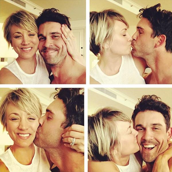 Kaley Cuoco Ryan Divorce rumors kissing picture instagram