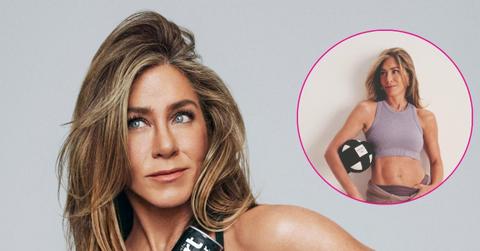 split photo of Jennifer Aniston
