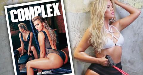 Khloe kardashian sexy complex covershoot