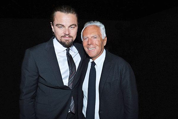OK! Quick Pics: Leonardo DiCaprio Hangs With Giorgio Armani, John Mayer  Looks Dapper In England and More!