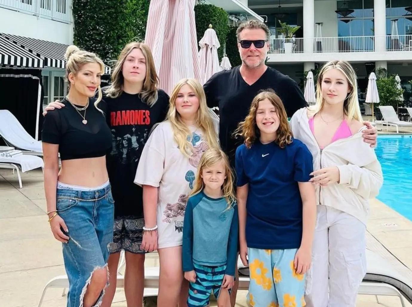 tori spelling moved out after dean mcdermott split get away