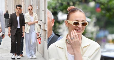 sophie turner and joe jonas during paris fashion week