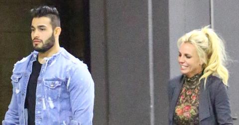 *EXCLUSIVE* Britney Spears has a romantic dinner with her new boyfriend Sam Asghari **NO WEB, WEB EMBARGO UNTIL 11PM PST ON 12/19/16**