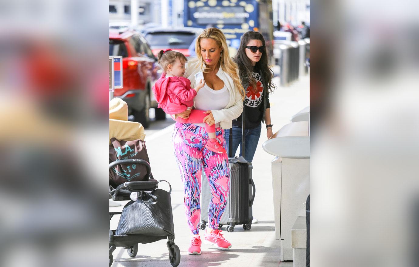 Coco Austin at LAX