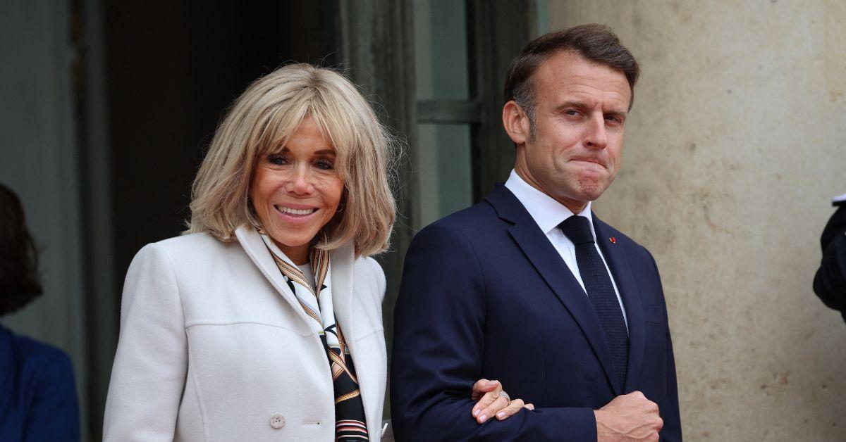 Photo of Brigitte Macron and Emmanuel Macron