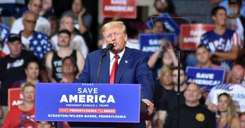 donald trump glitches speech