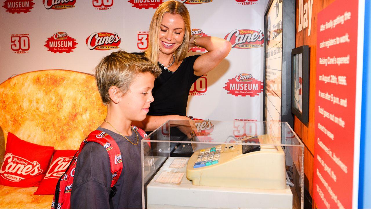 image of The TV personality said she was excited to be at the Raising Cane's event.