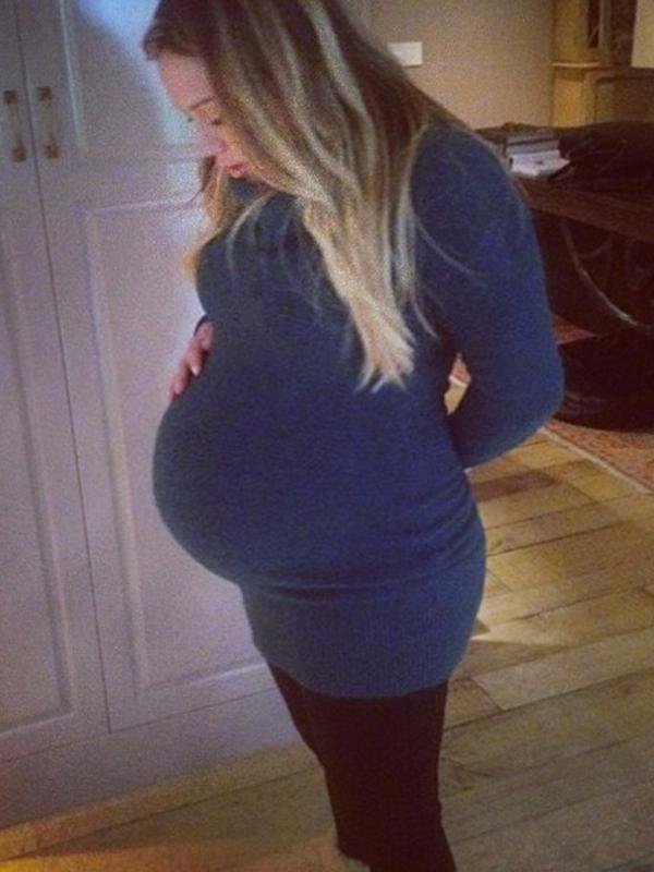 Hilary duff pregnant