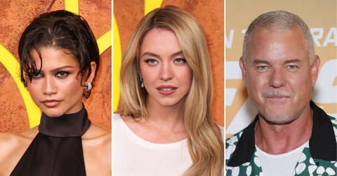 Photo of Zendaya, Sydney Sweeney and Eric Dane.
