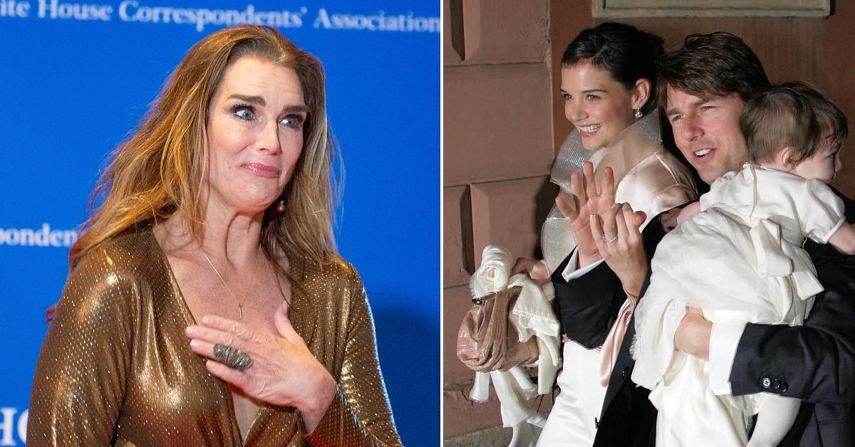 brooke shields reveals why attended tom cruise katie holmes wedding pp