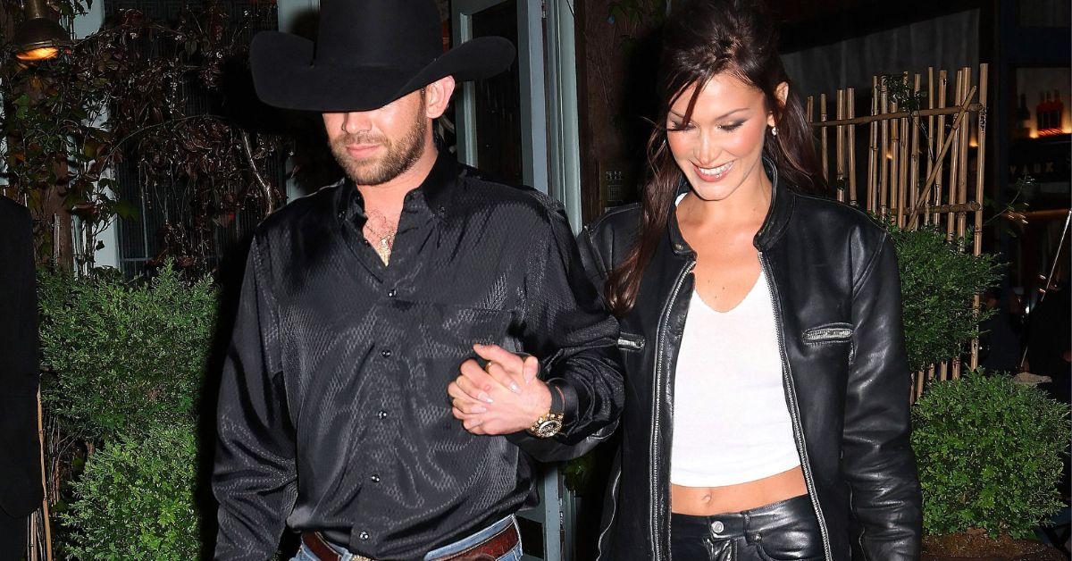 image of Bella Hadid was first seen with boyfriend Adan Banuelos in Fort Worth, Texas, in October 2023.