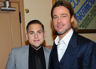 Brad pitt jonah hill oscars jan24neb.jpg