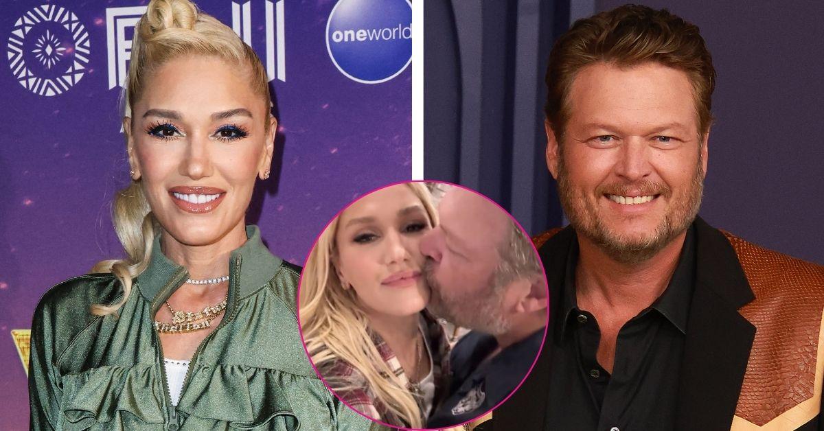 gwen stefani blake shelton pda