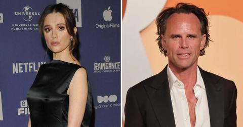 Composite photo of Aimee Loud Wood and Walter Goggins