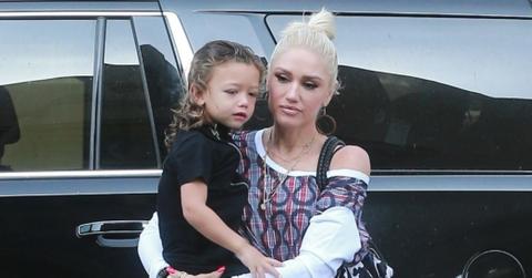 Gwen Stefani Denim Mini Skirt Photos hero