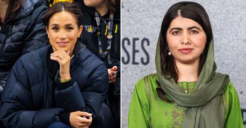Split photo of Meghan Markle and Malala Yousafzai