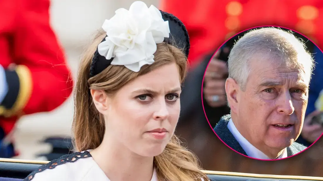 photo of Princess Beatrice and Prince Andrew.