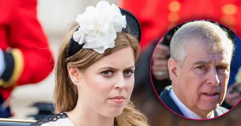 photo of Princess Beatrice and Prince Andrew.