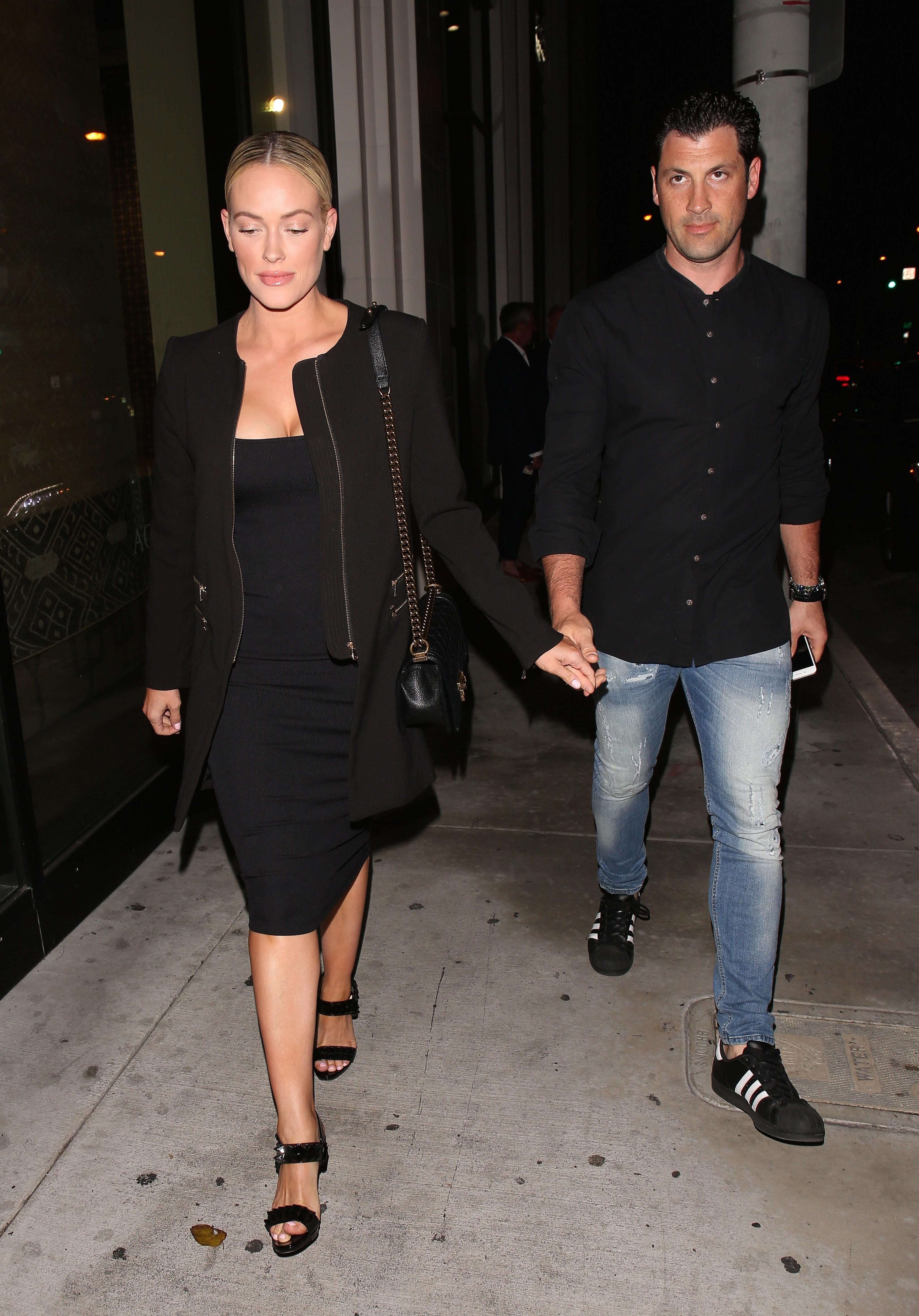 Maksim Chmerkovskiy and Peta Murgatroyd make it a date night at Catch LA