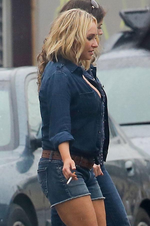 Happy And Healthy? Hayden Panettiere Smoking Post Rehab Stint!