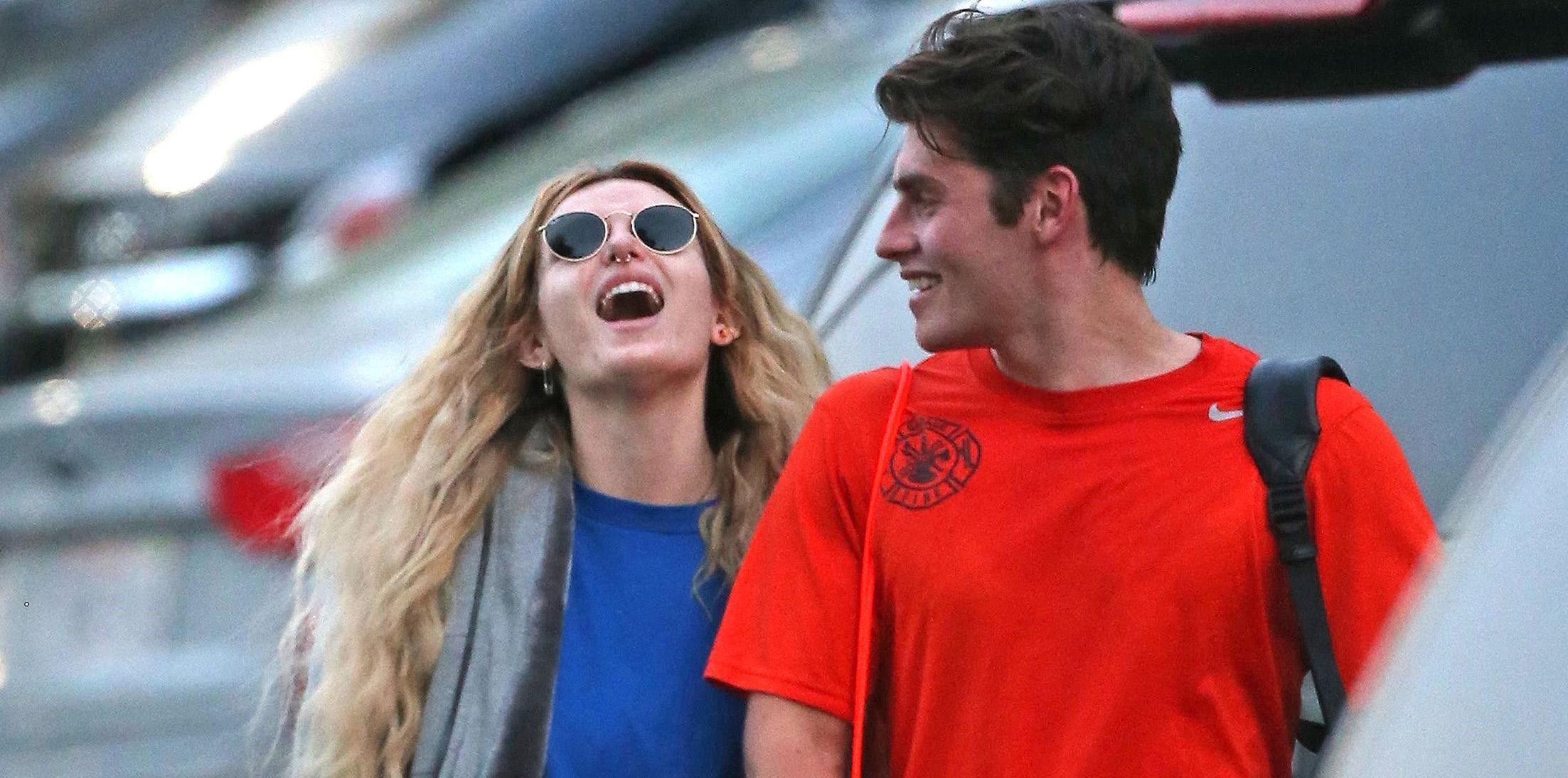 Bella Thorne supports ex boyfriend Gregg Sulkin at his soccer game