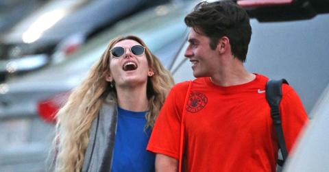 Bella Thorne supports ex boyfriend Gregg Sulkin at his soccer game