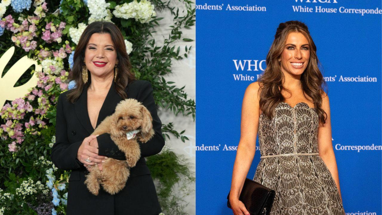 Split image of Ana Navarro and Alyssa Farah Griffin.