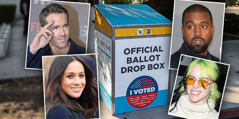 See Which Celebrities Voted For The First Time In 2020 U.S. Election