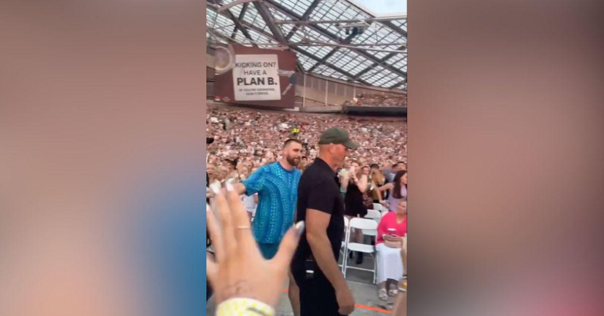 taylor swift scolds security travis kelce game