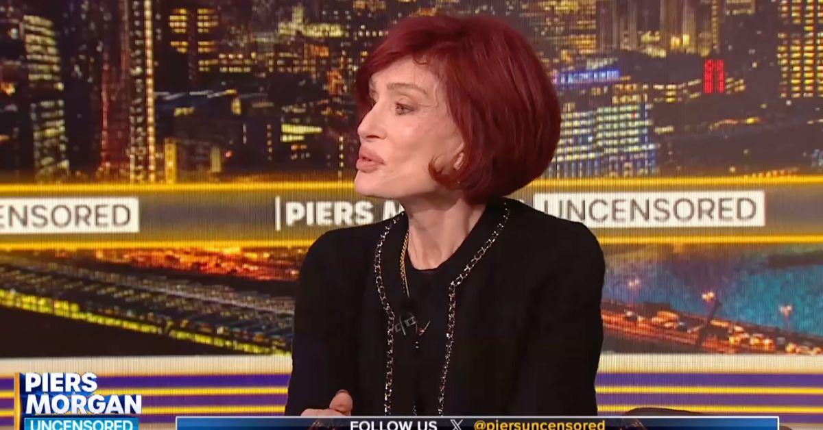 Image of Sharon Osbourne addressed her late husband's infidelity.