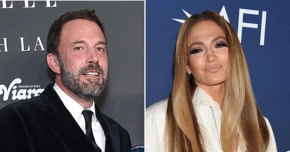 Photo of Ben Affleck and Jennifer Lopez.