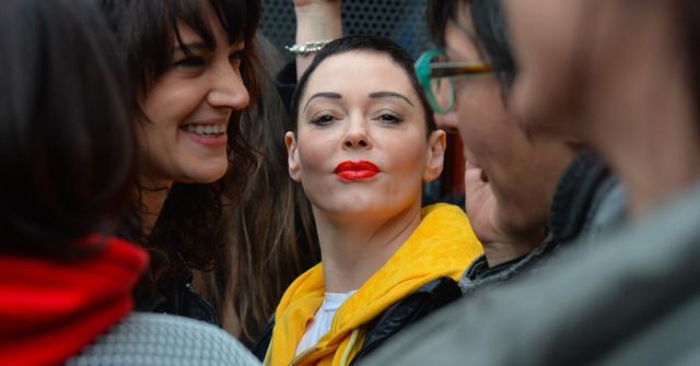 Celebrity Sightings Rose McGowan, Asia Argento In Rome – March 8, 2018