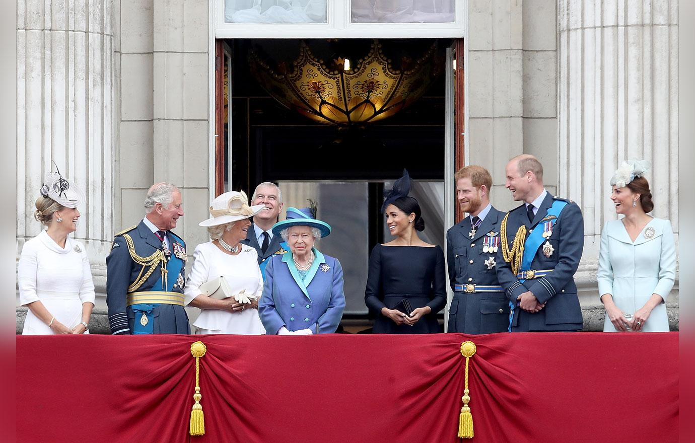 Members Of The Royal Family Attend Events To Mark The Centenary Of The RAF