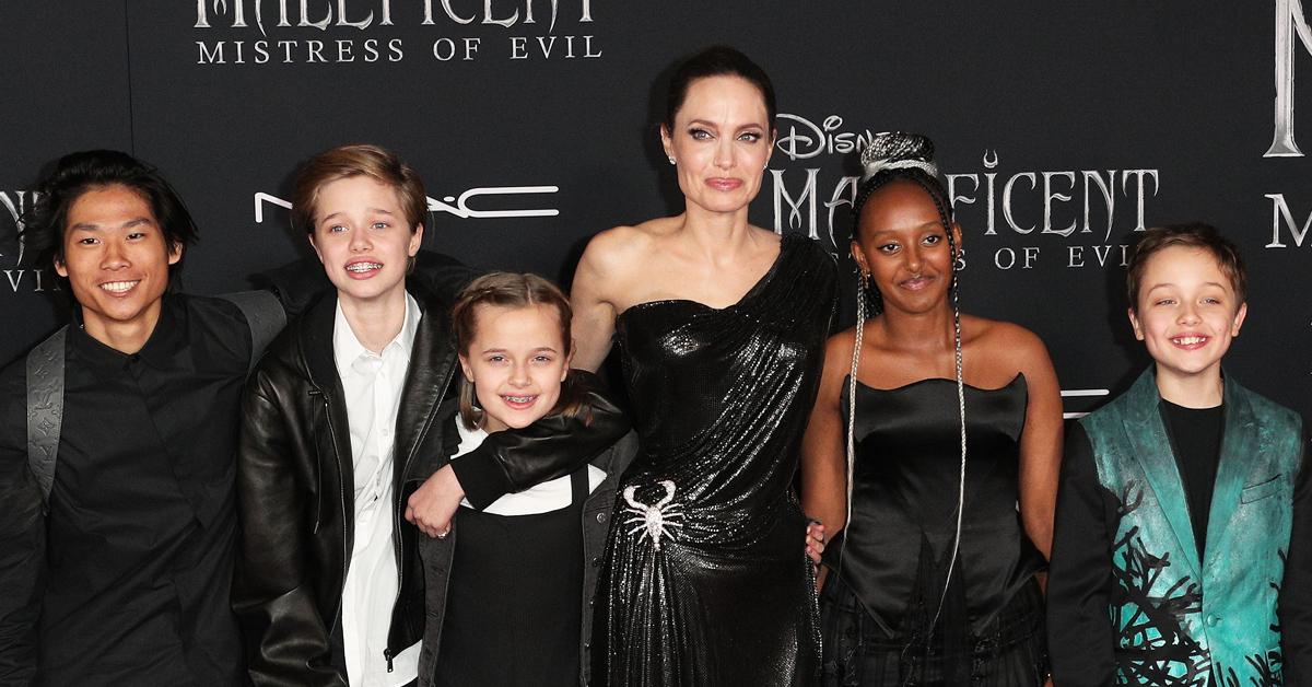 angelina jolie kids zahara shiloh reading custody battle ex brad pitt