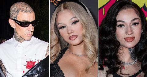 Travis Barker, Alabama Barker and Bhad Bhabie