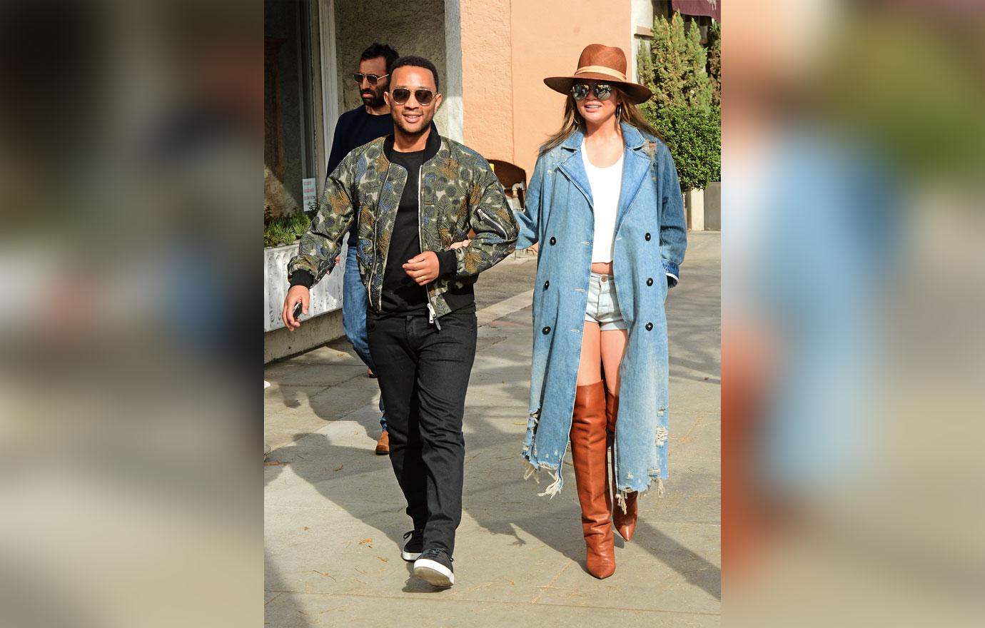 Chrissy Teigen and John Legend Shop in Beverly Hills