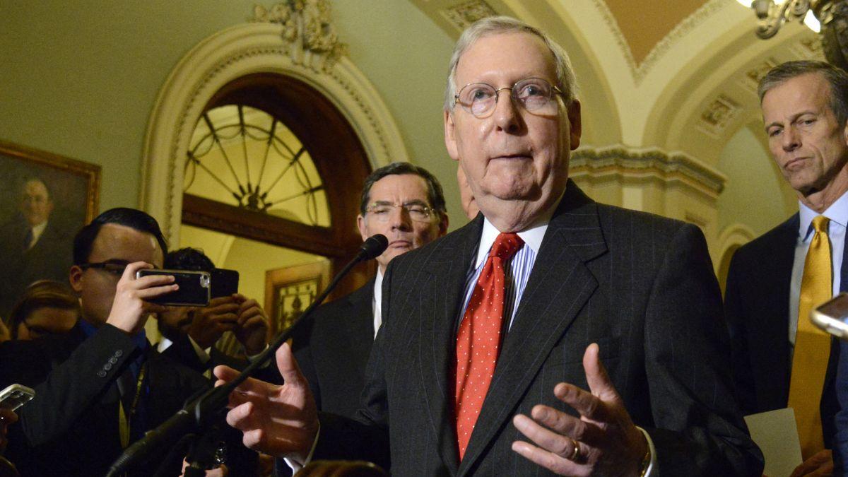 image of McConnell is actively serving in the U.S. Senate following an 8-day hospitalization for flu-like symptoms.