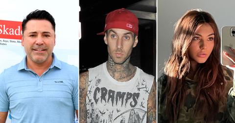 oscar de la hoya responds to claims that travis barker raised daughter atiana sets the record straight pp