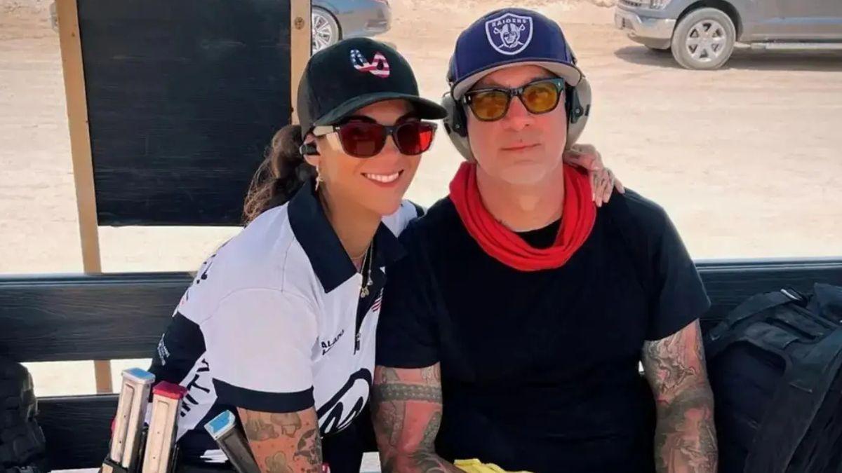 Photo of Jessie James was previously married to actress Sandra Bullock. 