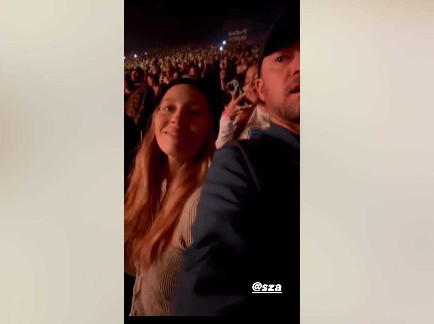 justin timberlake jessica biel sza concert date night photos