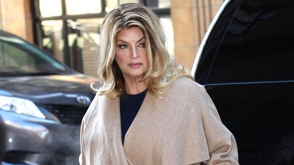 Kirstie Alley arrives to &#8216;The View&#8217; at the ABC studios in Manhattan