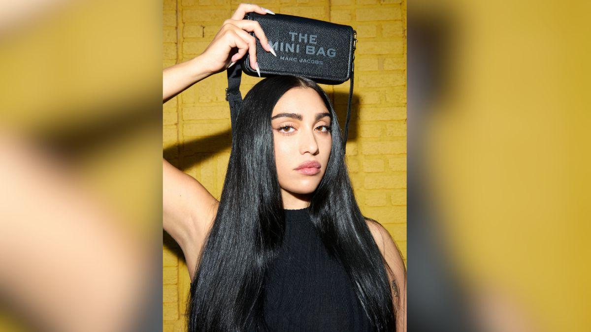 image of Lourdes Leon is facing controversy over a daring sheer dress during Paris Fashion Week.