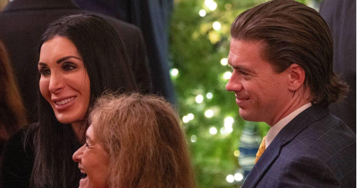 image of Donald Trump revealed Laura Loomer is engaged.