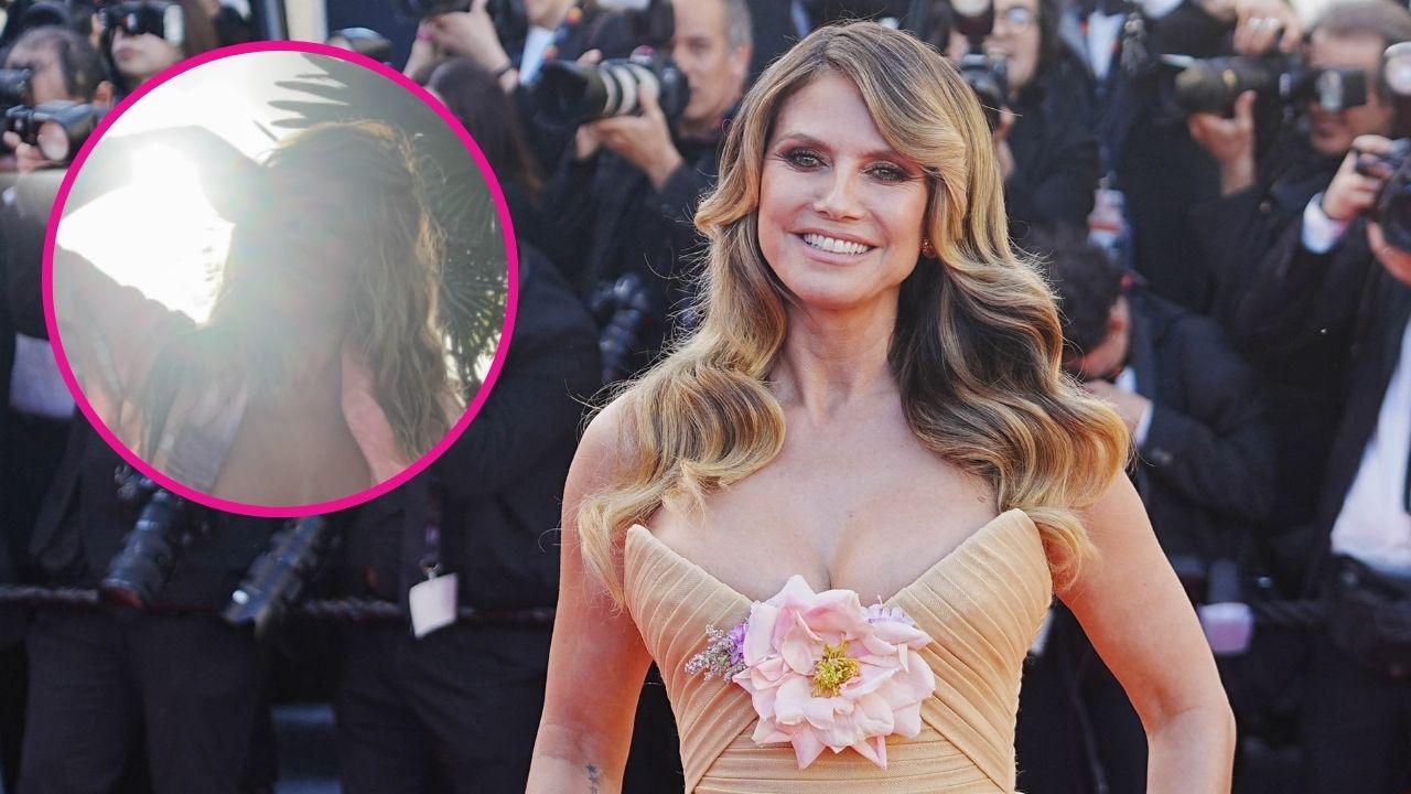 Image of Heidi Klum shared the scandalous snap to her Instagram.